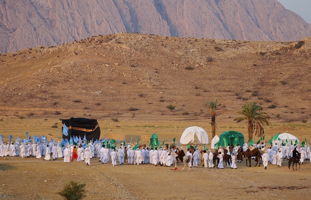 واقعه غدیر خم  در گچساران بازسازی شد/گزارش تصویری